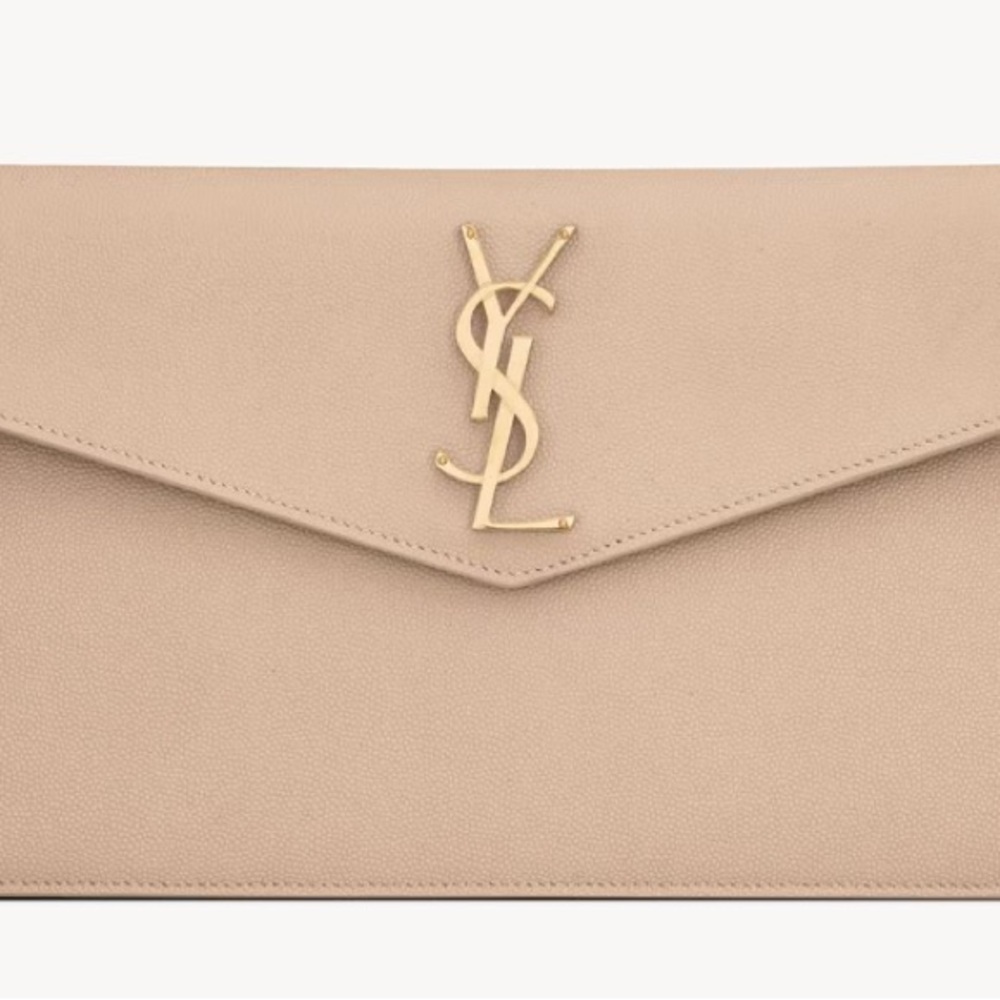 Yves Saint Laurent Dark Beige Pouch